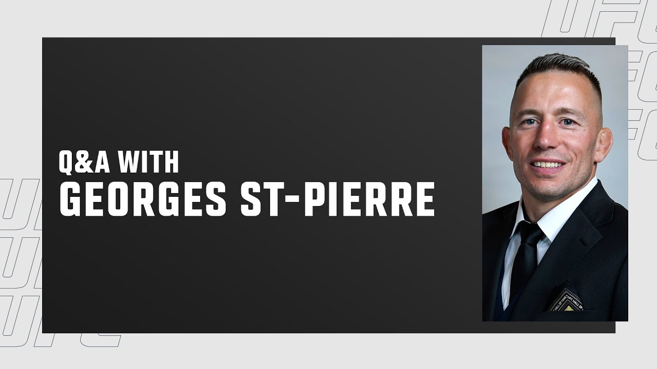 UFC Athlete Q&A w/ Georges St-Pierre | UFC Paris