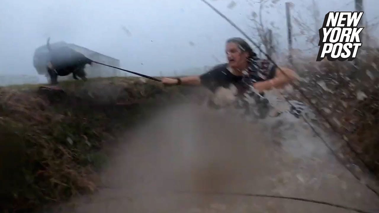 VIDEO: Couple ‘blessed to be alive’ after diving into ditch during tornado | New York Post