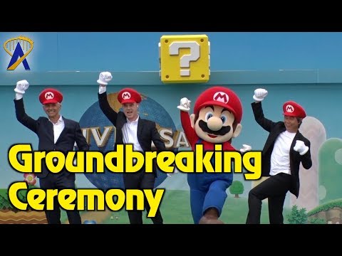 Groundbreaking Ceremony for Super Nintendo World at Universal Studios Japan - Coming 2020 - UCsxMPAfQNwq2OtfVN-st_4Q