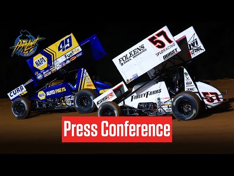 High Limit Racing Press Conference With Kyle Larson, Brad Sweet &amp; FloSports - dirt track racing video image