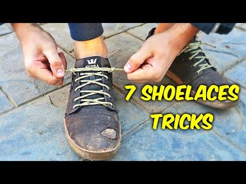 7 Shoelaces Tricks Compilation - UCe_vXdMrHHseZ_esYUskSBw