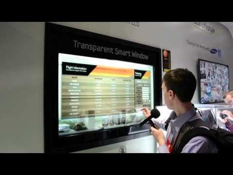 Samsung Transparent Smart Window at CES 2012 - UCXGgrKt94gR6lmN4aN3mYTg