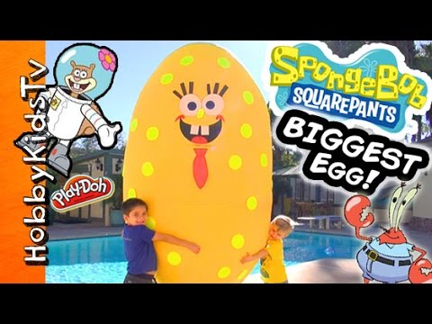 hobbykidstv giant surprise eggs