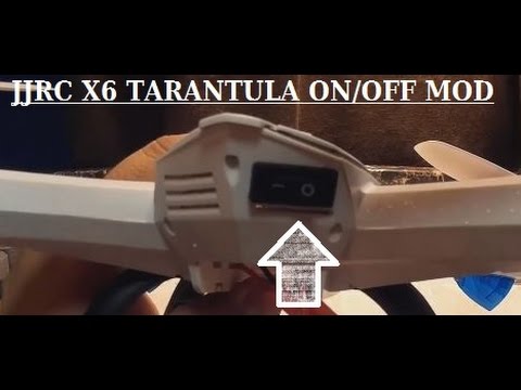 JJRC X6 Tarantula EASY On/Off Power Switch MOD Install (BANGGOOD) - UCU33TAvzA-wgPMgcrdMVIdg