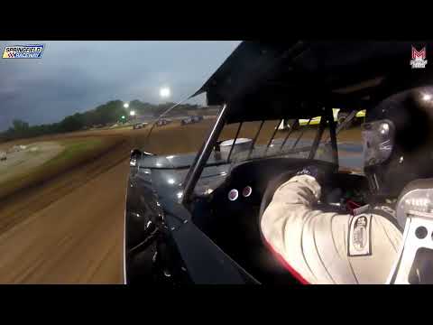 #88 Isaac Keepper - Cash Money Late Model - 6-29-2024 Springfield Raceway - In Car Camera - dirt track racing video image