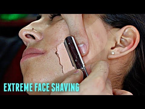 SHAVING A LATINA WOMAN’S FACE V.6! *EXTREMELY HAIRY* Straight Razor Tutorial HD! - UCCAVeq46-Bh0LvkYdH6LiRA