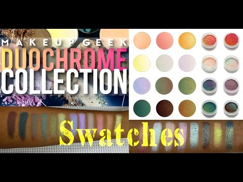 SWATCHES | Makeup Geek Duochrome COLLECTION - Eyeshadows & Pigments - UCPWE8QVTHPLqYaCOuqWNvIw