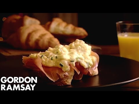 Scrambled Eggs & Smoked Salmon On Toasted Croissants | Gordon Ramsay - UCIEv3lZ_tNXHzL3ox-_uUGQ