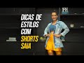Shorts Saia Biker Corrida Amarelo Com Casinha Para Fone Poliamida UV50+Epulari