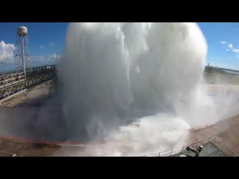 Water Deluge System Tested at NASA Kennedy Launch Pad - UCVTomc35agH1SM6kCKzwW_g