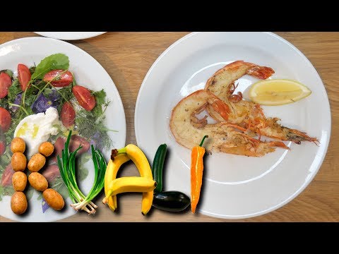 Lisbon - Day 3 - Burratini Salad - Pan Grilled Tiger Shrimp - kvalilog_9