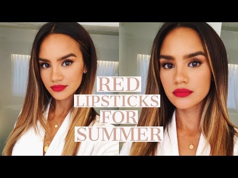 THE BEST RED LIPSTICKS FOR SUMMER! | DACEY CASH - UCENlpfLjMFvJ43Ix877PXHQ