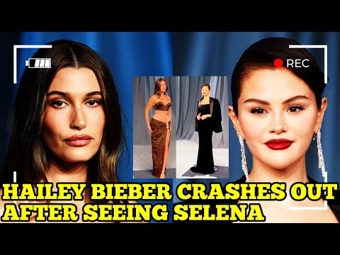 TENSIONS BREAK LOSE As Hailey Bieber BUMPS Into Selena Gomez On The Red Carpet After Throwing SHADE