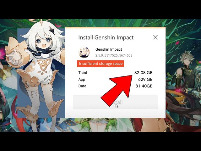 How Much Storage Does Genshin Impact Take Up On Mobile RPG BRO