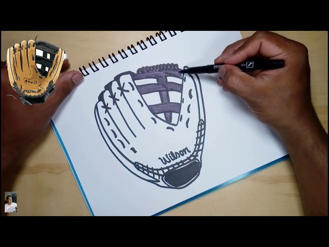 How to Draw a Baseball Glove