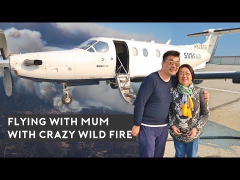 Flying with MOM on Surf Air through Crazy WILD FIRE - UCfYCRj25JJQ41JGPqiqXmJw