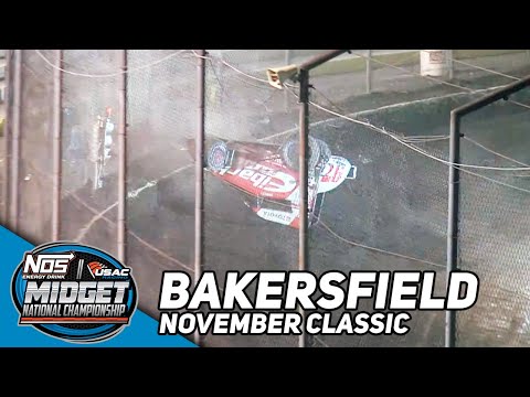 𝑯𝑰𝑮𝑯𝑳𝑰𝑮𝑯𝑻𝑺: USAC NOS Energy Drink National Midgets | Bakersfield Speedway | November 14, 2023 - dirt track racing video image