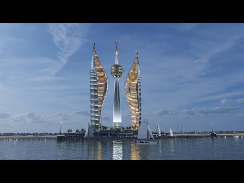 DJIBOUTI TOWERS is a unique, the world's first complex of skyscrapers
