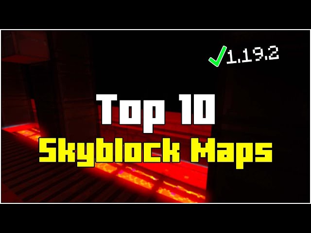 Skyblock - Map Minecraft - 1.10.2 1.18.2 / 1.19.3