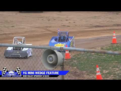 Young Gun Mini Wedge Feature - Ohio Valley Speedway 6/10/22 - dirt track racing video image