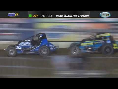 Action Track USA | Iron Cowboy Classic Feature Highlights | 7/12/2023 - dirt track racing video image