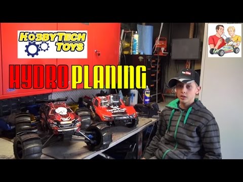 Hydroplaning Traxxas E-Revo, Nailed it - UCFORGItDtqazH7OcBhZdhyg