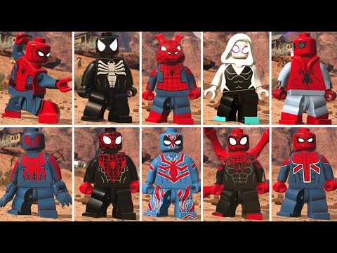 LEGO Marvel Super Heroes 2 - All Spider-Man Characters (+ Similar Characters) - UCg_j7kndWLFZEg4yCqUWPCA