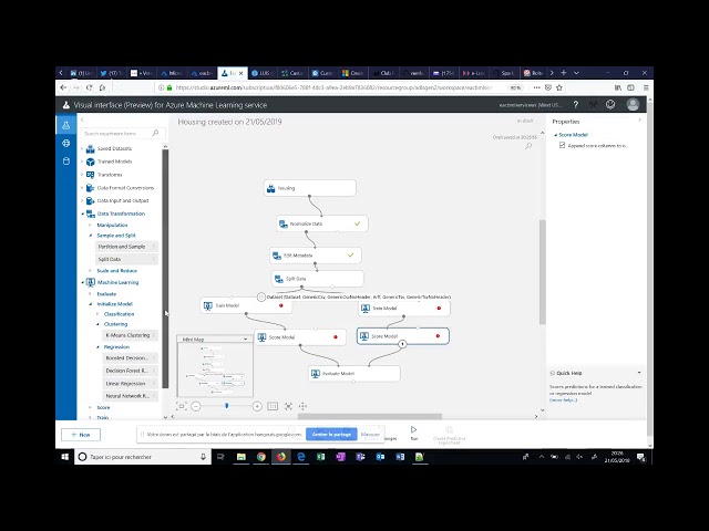 The Azure Machine Learning Visual Interface