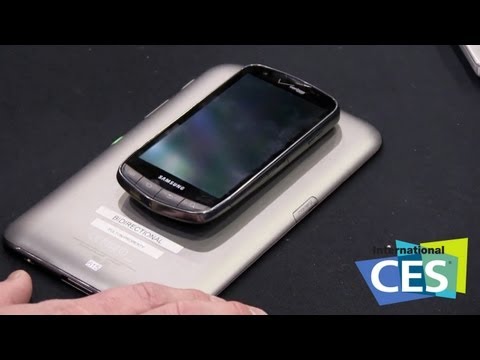 Wirelessly Charge your Phone with a Tablet (CES 2013) - UCMgCvJ3_QahXgvwj6LjOd-w