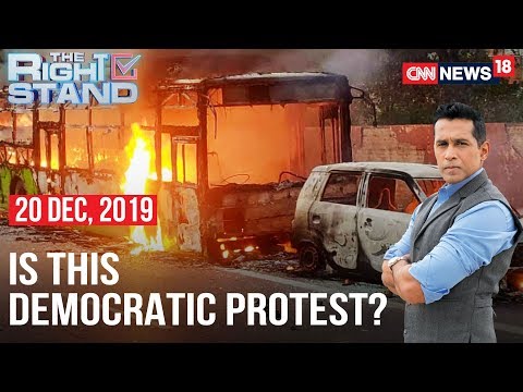 Video - DEBATE - Anarchy In The Name Of Democratic Rights Acceptable? | The Right Stand With Anand Narasimhan #India #CAA