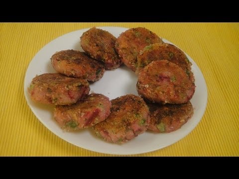 Mixed Vegetable and Beet Cutlet | Chef Jaaie | Sanjeev Kapoor Khazana - UCmoX4QULJ9MB00xW4coMiOw