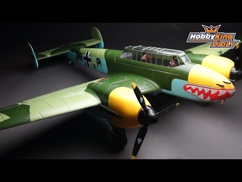 HobbyKing Daily -  Durafly Messerschmitt Bf.110 1200mm Plug N Fly - UCkNMDHVq-_6aJEh2uRBbRmw