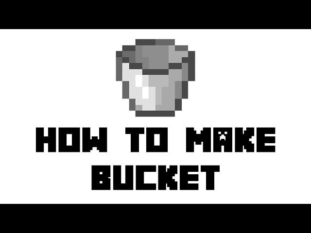 How to make Bucket in Minecraft