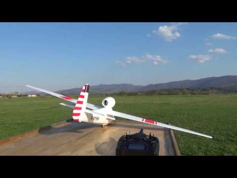 HobbyKing Hall Cherokee Glider 1700mm EDF65mm Maiden flight - UC3RiLWyCkZnZs-190h_ovyA