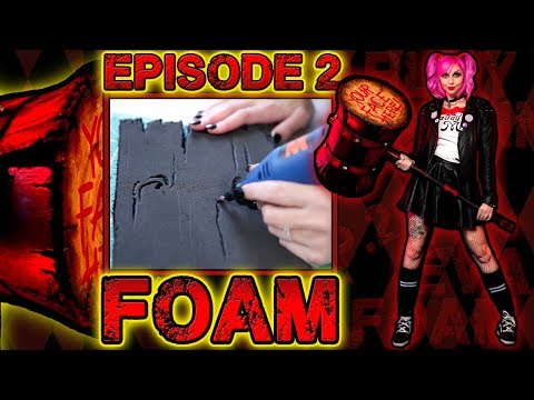 HARLEY QUINN MALLET TUTORIAL (ft. Glam&Gore) | Episode 2: Cutting EVA Foam - UCiWbNSajTR_7gxfjaXxExJQ