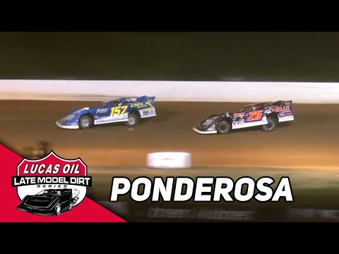 Highlights | Lucas Oil Late Models at Ponderosa Speedway - dirt track racing video image