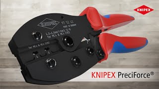 Knipex presstangid PreciForce® 4 - 6 mm², MC4/MC4 EVO 2 ühendustele