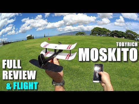 TOBYRICH MOSKITO Smartphone Controlled Airplane - Full Review - [Unboxing, Setup, Flight Test] - UCVQWy-DTLpRqnuA17WZkjRQ