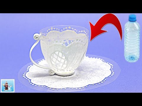 How to Transform Plastic Bottle Into Beautiful Mug - Art and Craft Ideas - UCq93Ny0pV-HZlZwLah7yozw