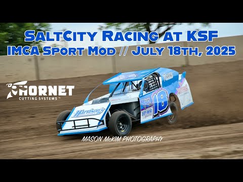 SaltCity Racing at KSF IMCA Sport Mod 07/18/2025 #18 Kyle Wiens - dirt track racing video image