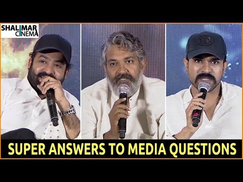 RRR Movie Team Superb Answers To Media Questions || RRR Movie Press Meet || Jr NTR,Ramcharan