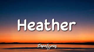 Heather - Conan Gray (Lyrics) 