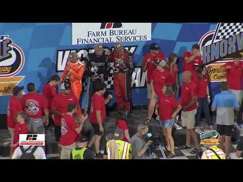 Knoxville Raceway 410 Victory Lane / July 9, 2022 - dirt track racing video image