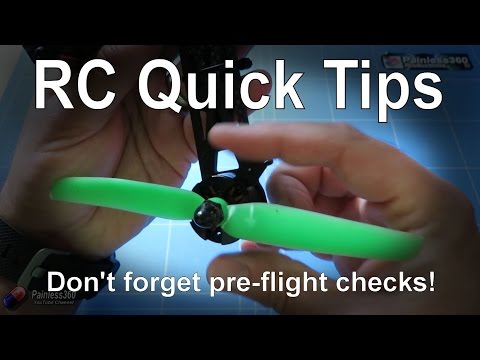 RC Quick Tips: Remember your Pre Flight Checks! - UCp1vASX-fg959vRc1xowqpw