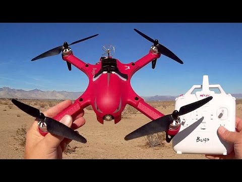 Red MJX Bugs 3 FPV Sport Drone Flight Test Review - UC90A4JdsSoFm1Okfu0DHTuQ