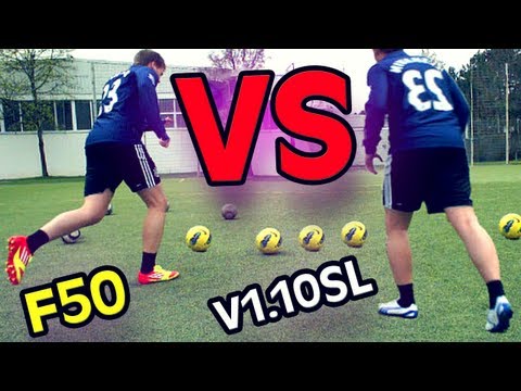 Adidas F50 vs. Puma V1.10 SL "Speed Boots" Free Kick Test & Review - UCC9h3H-sGrvqd2otknZntsQ