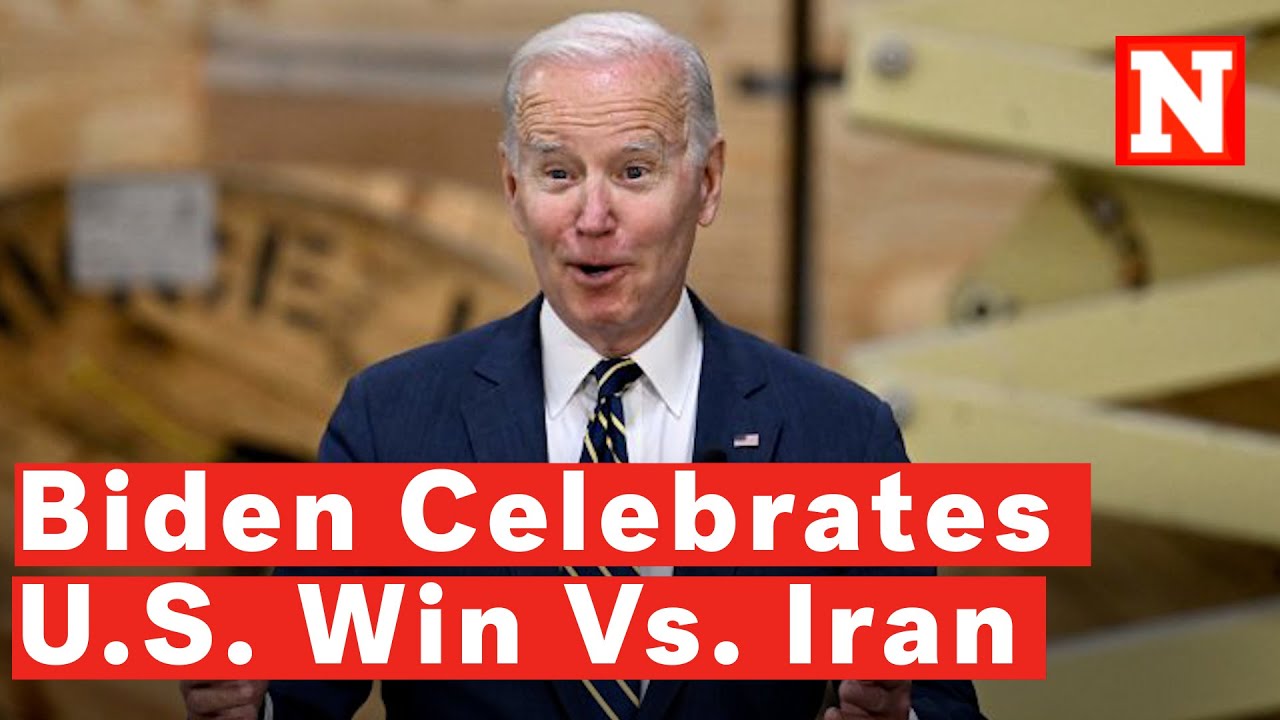 Biden Celebrates U.S. World Cup Match Victory Against Iran: ‘They Did it’