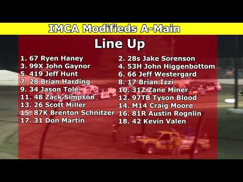 Grays Harbor Raceway - August 28, 2024 - IMCA Modifieds A-Main - dirt track racing video image