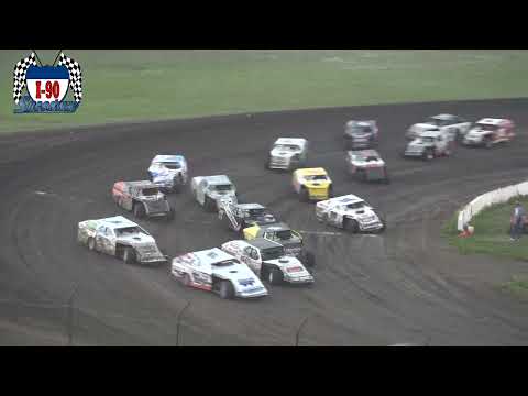 B-Mod &amp; LMSS Features | I-90 Speedway | 7-24-2021 - dirt track racing video image
