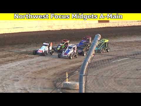Grays Harbor Raceway, August 26, 2023, Northwest Focus Midgets A-Main - dirt track racing video image